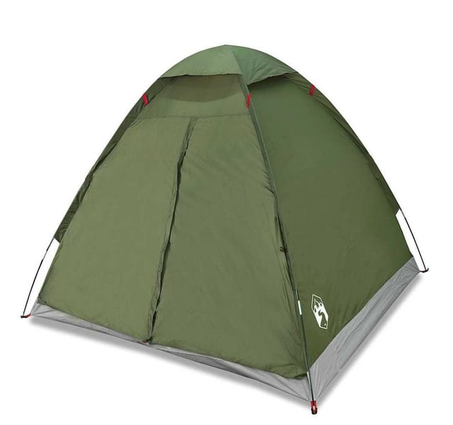vidaXL Kuppel-Campingzelt 2 Personen Olivgrün Wasserdicht 4009633