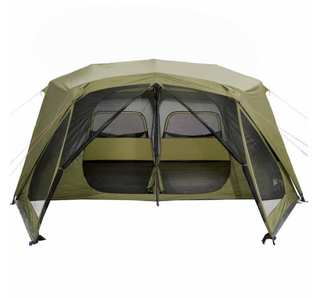 vidaXL Familienzelt 10 Personen Grün Quick Release Wasserdicht 94290