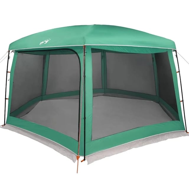 vidaXL Poolzelt mit Abnehmbarem Überzelt Netzwänden Meergrün 670x590cm 4100632