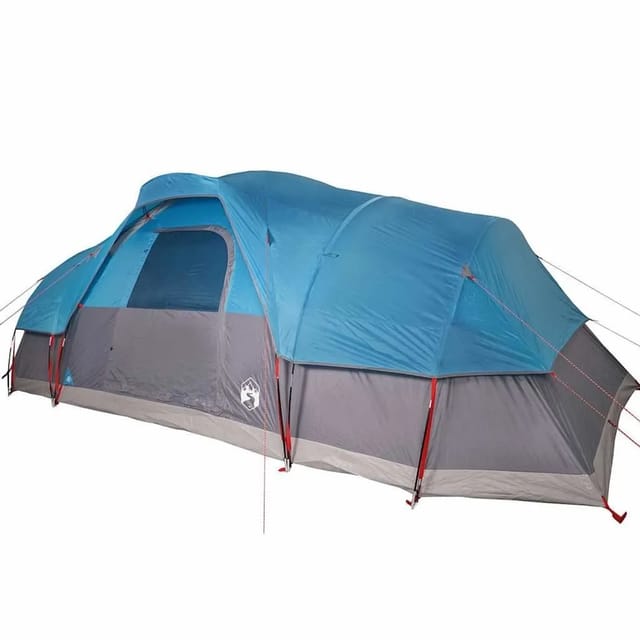 vidaXL Kuppel-Familienzelt 11 Personen Blau Wasserdicht 94567