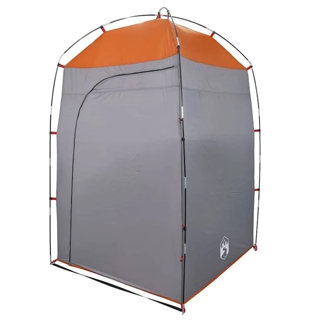 vidaXL Duschzelt Grau Wasserfest 4009403