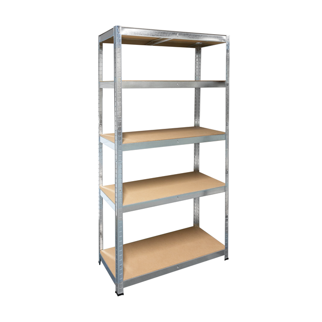 Schulte Stecksystem-Schwerlastregal M 180 cm x 90 cm x 45 cm Verzinkt