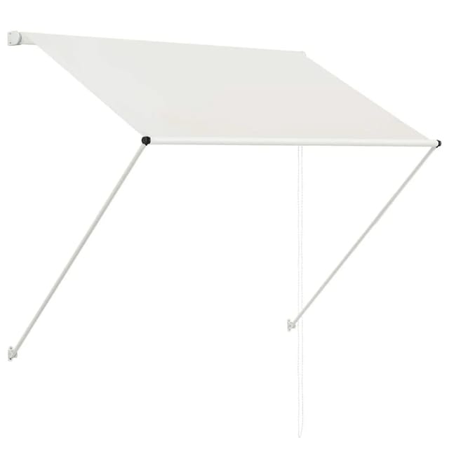 vidaXL Einziehbare Markise 100x150 cm Creme 145892