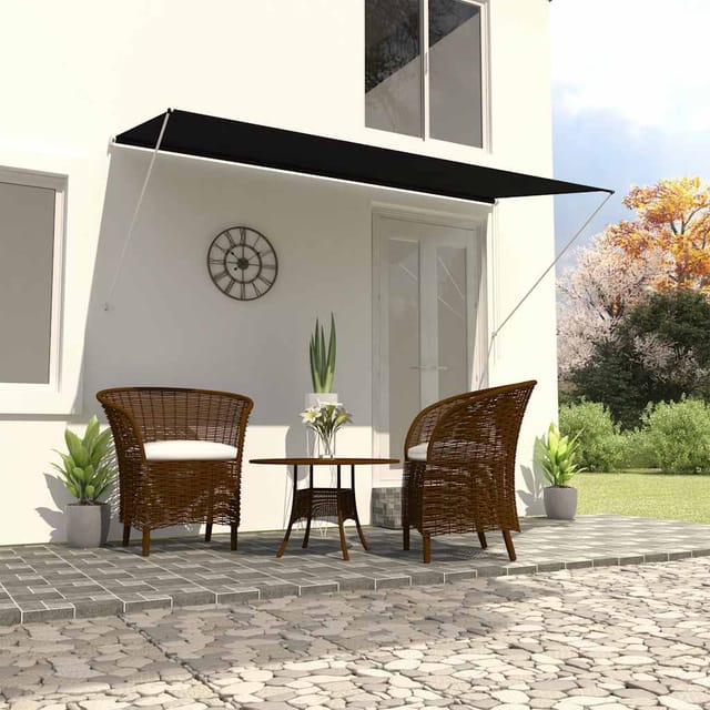 vidaXL Einziehbare Markise 300x150 cm Anthrazit 143761
