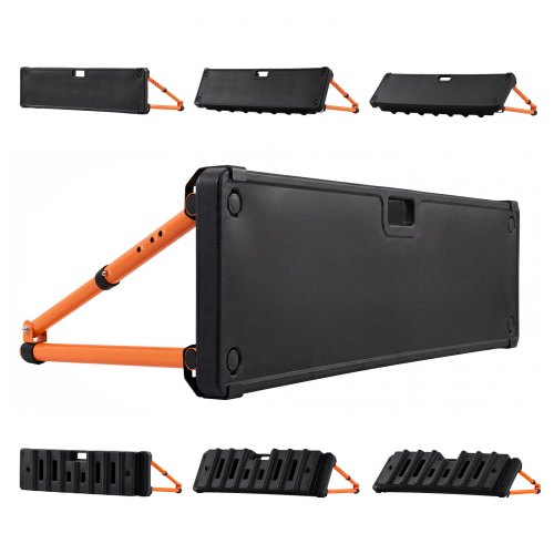 VEVOR Fußball Rebound Board 95 x 25 x 46 cm Doppelseitiges Prellwand Brett für Parks Gärten und Heimtraining, 4 Verstellbare Winkel, Tragbarer Wasserbefüllbarer PE-Rückstoßtrainer, 4,2 kg Leergewicht
