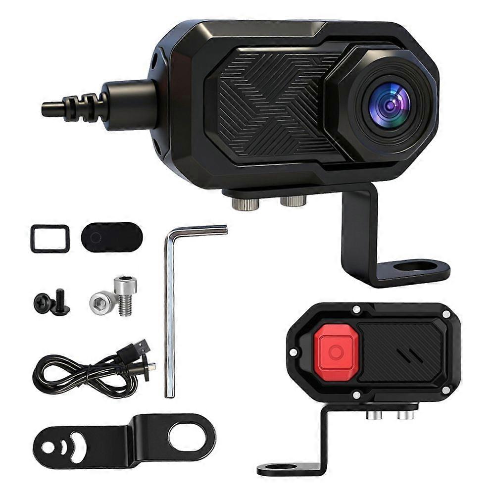 2k Hd Motorrad-dashcam Mit Wlan-dvr, Ip66 Wasserdicht, Fahrrekorder Für E-bikes, Fahrräder Und Motorräder