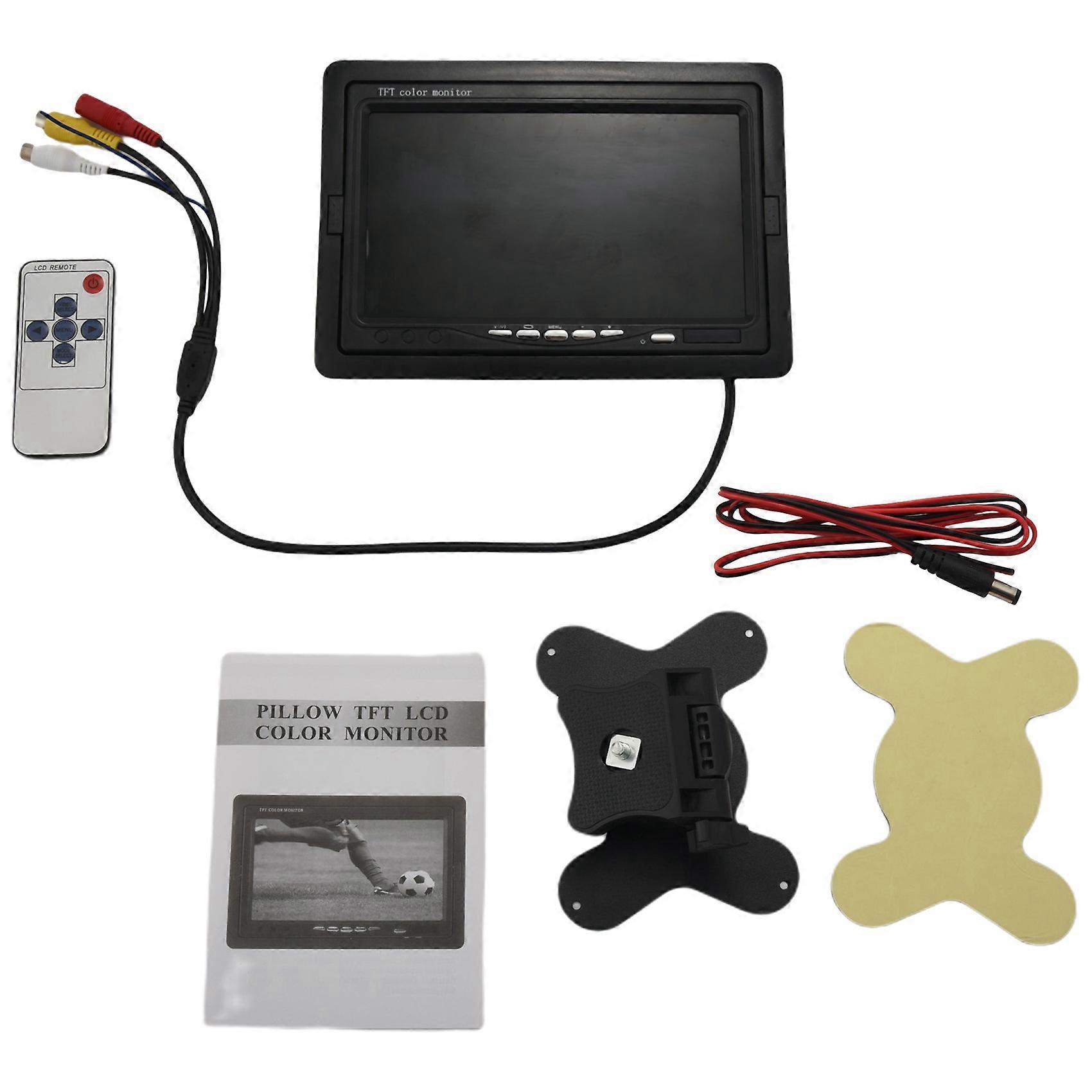 12v-24v 7" Tft-lcd-farbmonitor In Hd-qualität Für Rückfahrkamera Im Auto