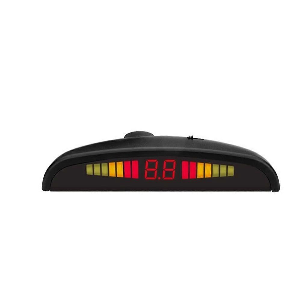 Led-einparkhilfe Mit 4 Radarsensoren, Präziser Digitaler Anzeige Von Hindernisabstand Und Alarm (parktronic-kit)