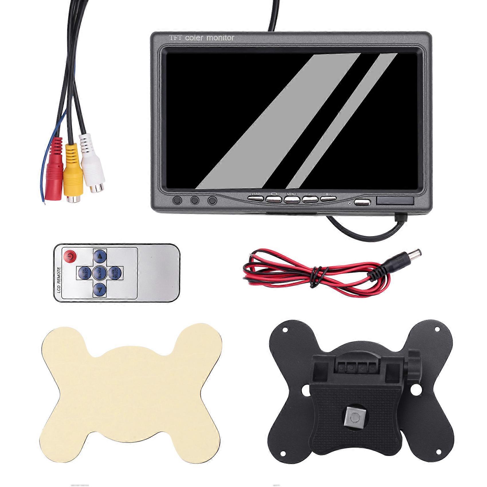 12v-24v 7 Zoll Tft-lcd-farbmonitor In Hd-qualität Für Rückfahrkameras Und Kfz-elektronikzubehör