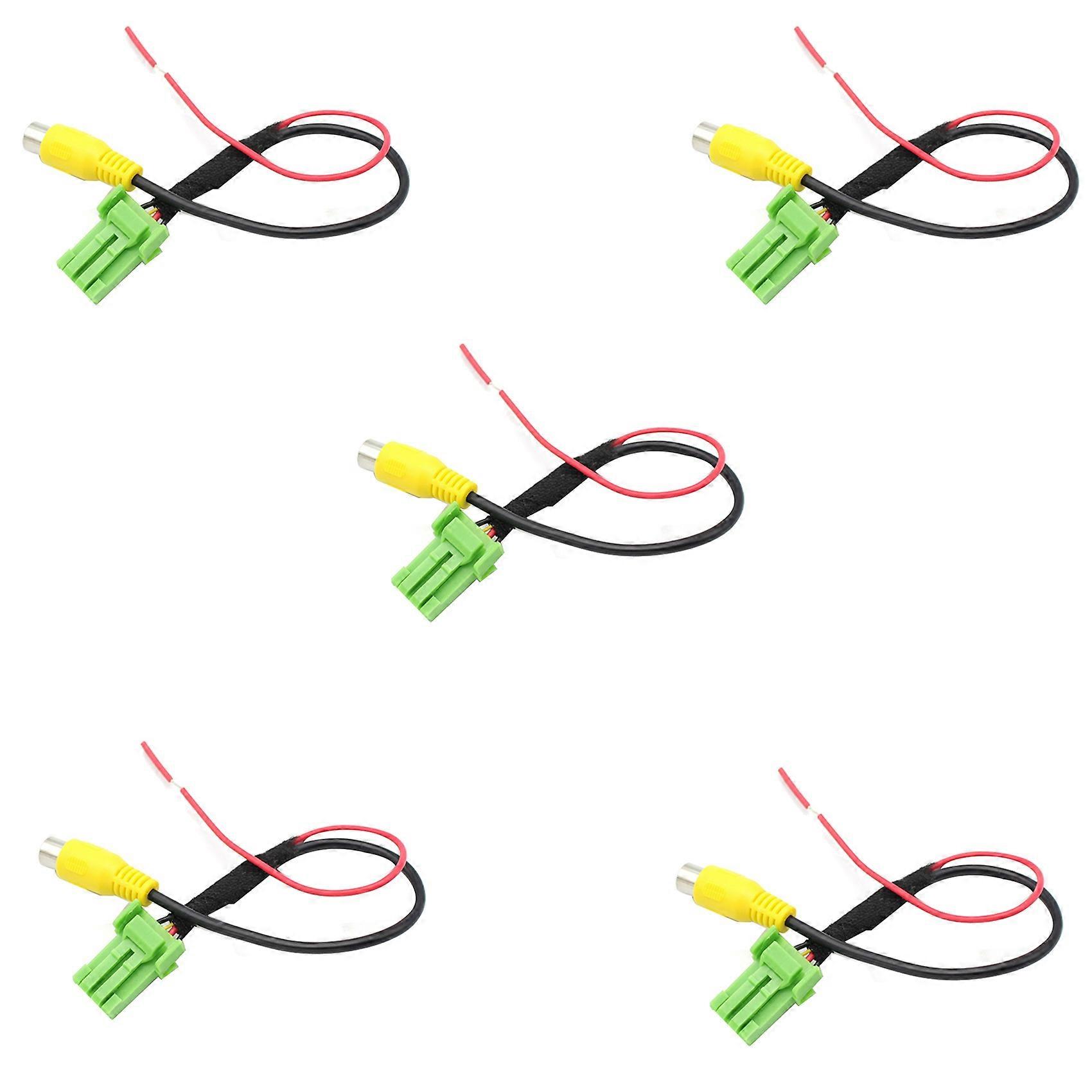 5x Auto-rückfahrkamera Rca-video-rückfahrkamera-konverterkabeladapter Für Suzuki Vitara Swift Sx4