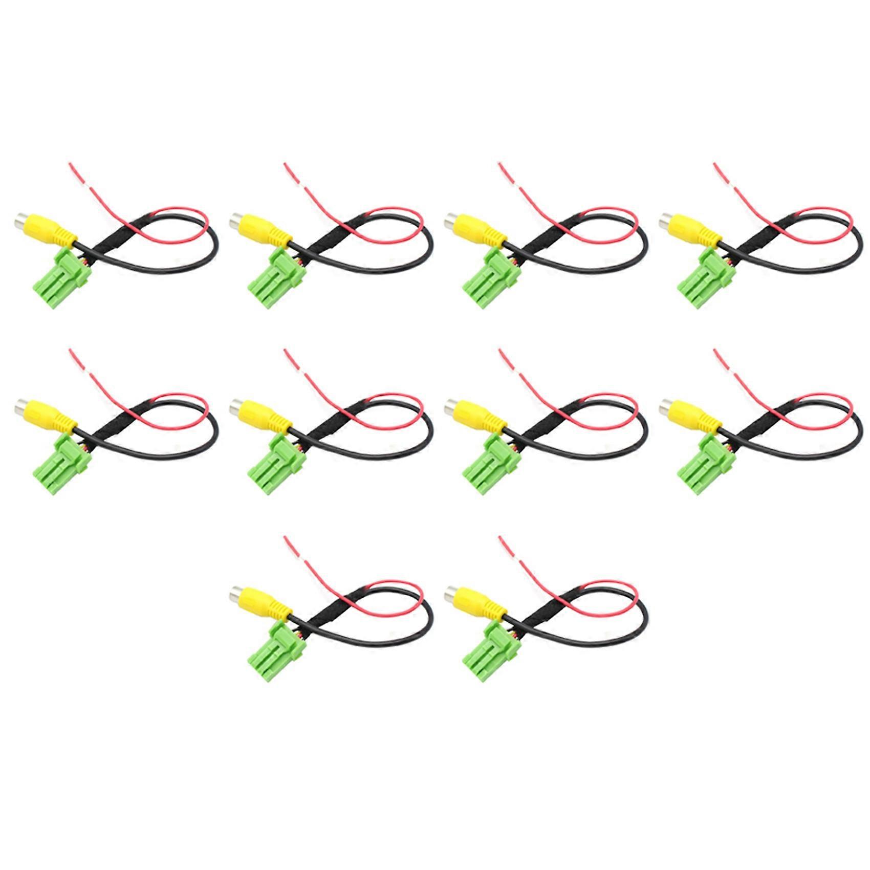 10x Auto-rückfahrkamera Rca-video-rückfahrkamera-konverterkabeladapter Für Suzuki Vitara Swift Sx4