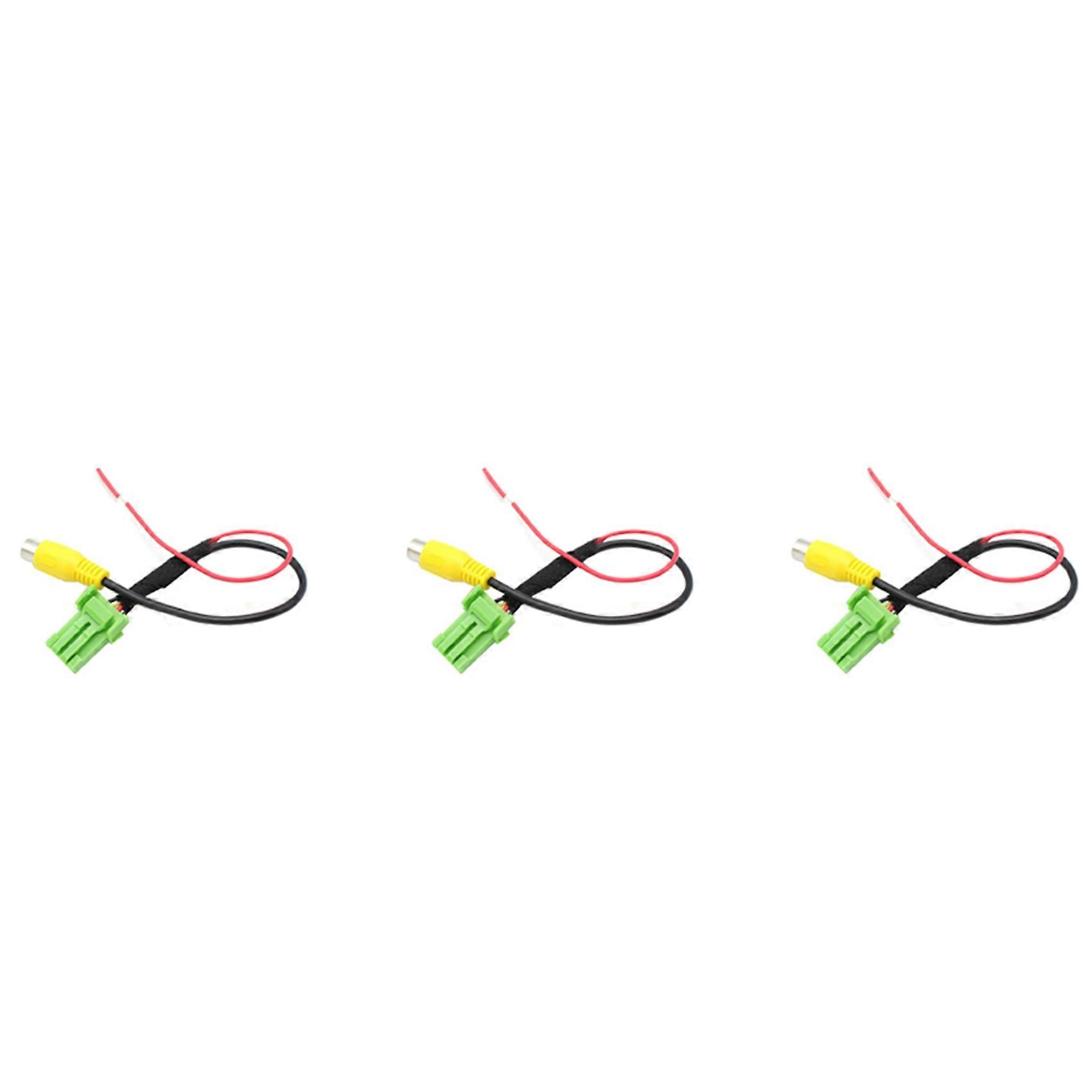 3x Auto-rückfahrkamera Rca-video-rückfahrkamera-konverterkabeladapter Für Suzuki Vitara Swift Sx4
