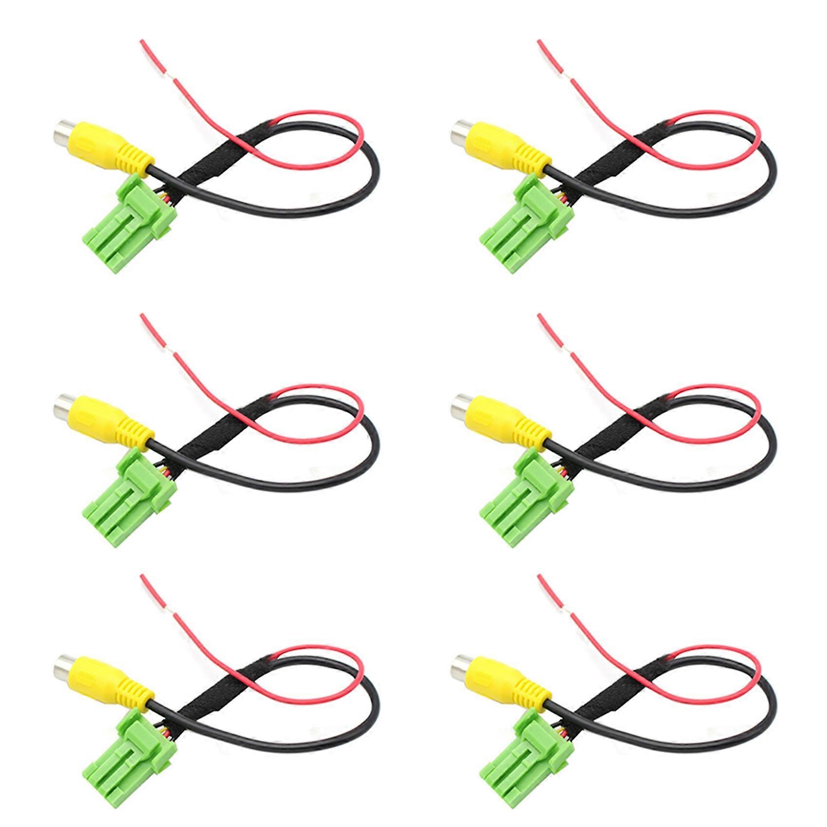 6x Auto-rückfahrkamera Rca-video-rückfahrkamera-konverterkabeladapter Für Suzuki Vitara Swift Sx4