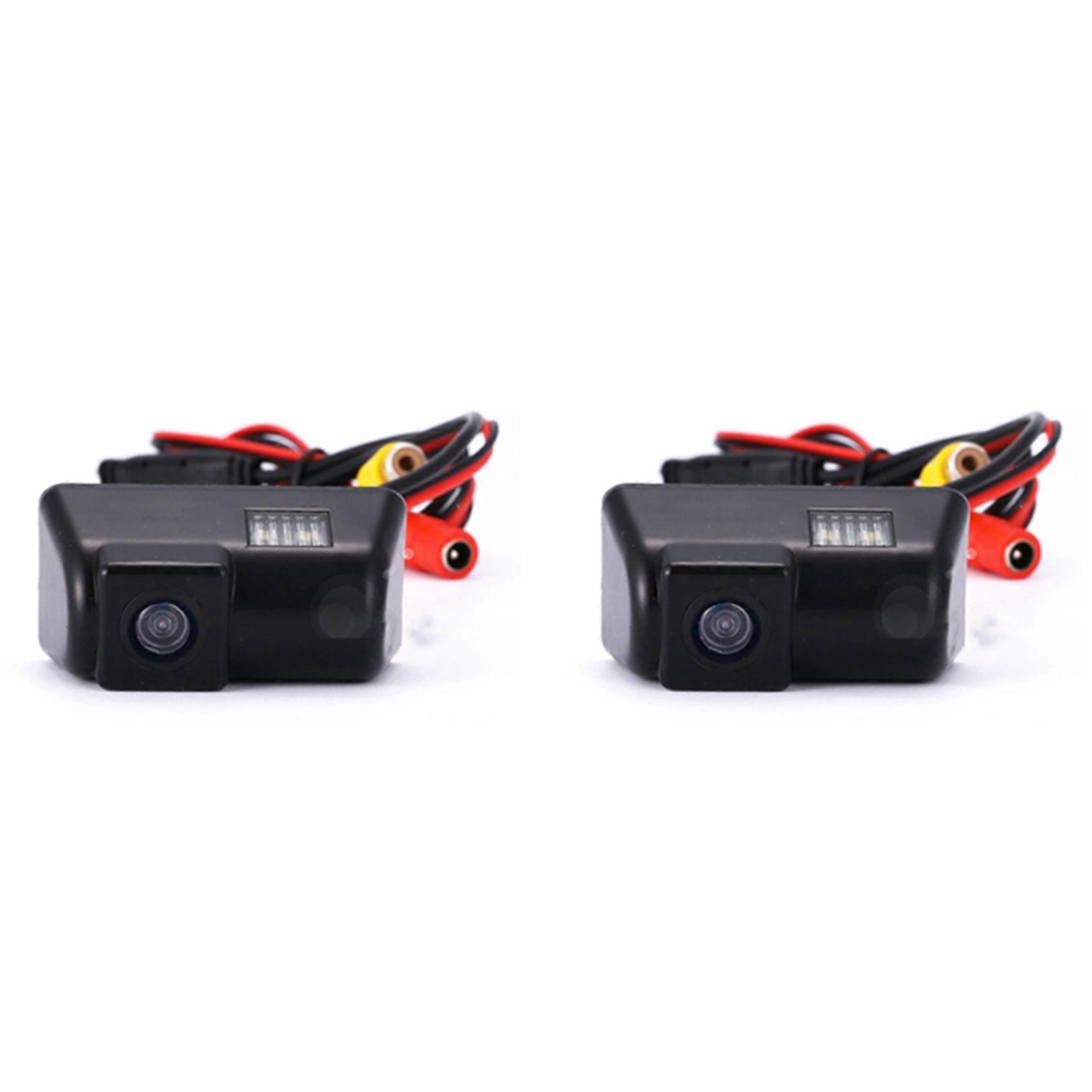 2x Hd Ccd Auto-rückfahrkamera Mit Kennzeichenbeleuchtung, Wasserdicht, Kompatibel Mit Ford Transit Und Ford Connect