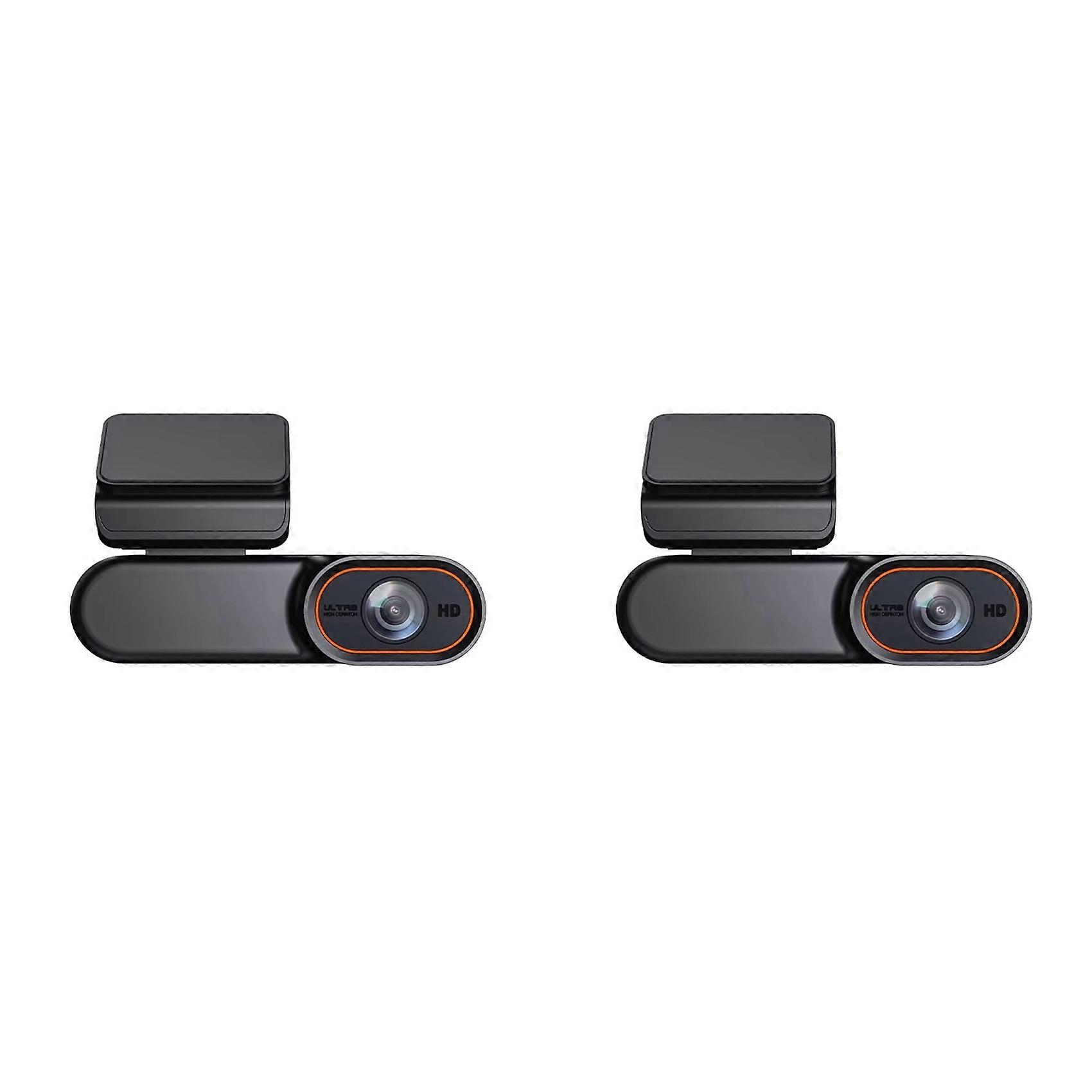 2x 4g Wlan Dashcam Mini-auto-dvr Mit Front- Und Rückkamera, 1080p Blackbox, Raum-, Parküberwachung Und Nachtsicht