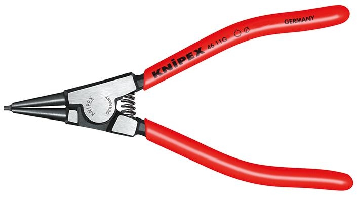 Knipex 46 11 G2 Sicherungsringzange F. Greifringe Auf Wellen Schw. Atra. 140 Mm