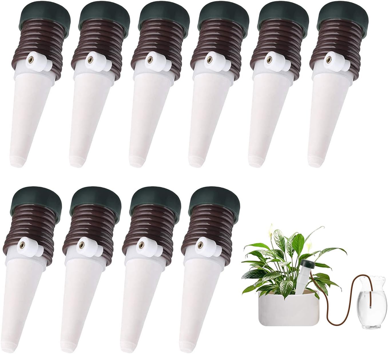 Langray Automatic Drip Irrigation Kit Für Verdrahtete Pflanzen, Automatic Ceramic Drip Irrigation Kit Für Pflanzen (10)