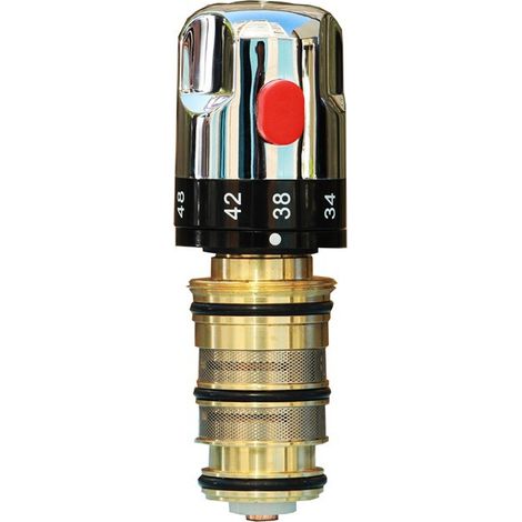 1 Thermostat-reparaturset Für Bad- Und Duscharmaturen Aus Massivem, Verchromtem Messing