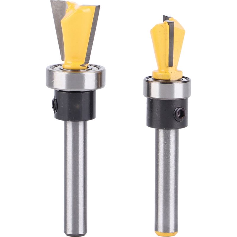 2-teiliges Schwalbenschwanz-fräserset Mit Kugellager, 1/4"-schwalbenschwanz-holzbearbeitungsfräser