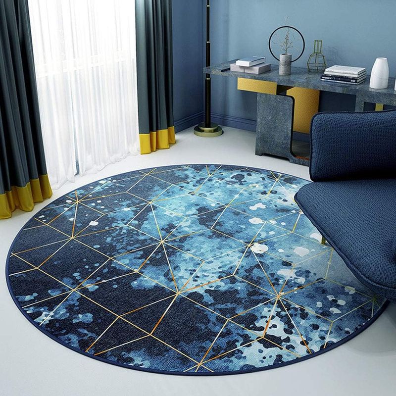 Runder, Waschbarer Dekoteppich, Flauschiger Teppich, Große Schutzmatte, Kinderteppich Für Wohnzimmer, Schlafzimmer, Spielmatte Für Babys, Kinderzimmerteppich, 80 Cm