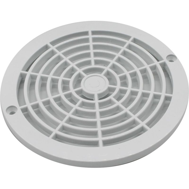 Linxor – Runder Ablaufrost Für Schwimmbecken – Durchmesser 18,5 Cm – Dicke 0,9 Cm – Schlagfestes Weißes Abs