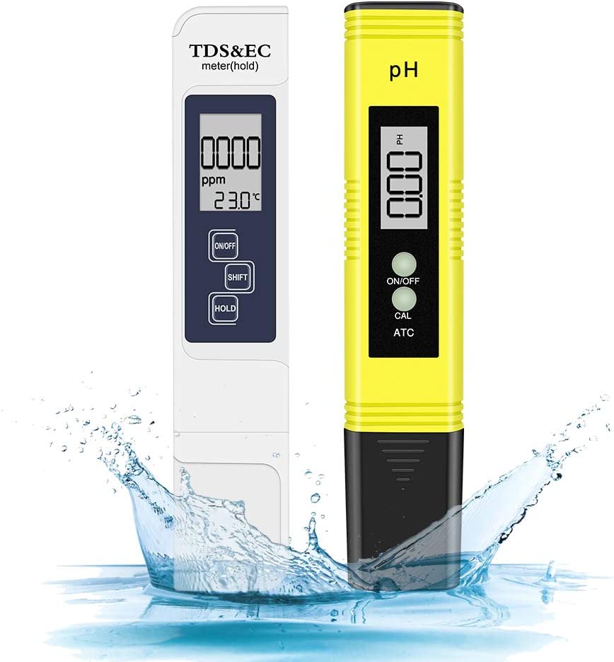 Litzee Kombiniertes Digitales Ph-meter Und Tds, 0,05ph Ph-tester Mit Hoher Genauigkeit +/- 2% Ablesegenauigkeit Tds-tester, Wasserqualitätstester Für Trinkwasser / Schwimmbad / Aquarium / Schwimmbäder