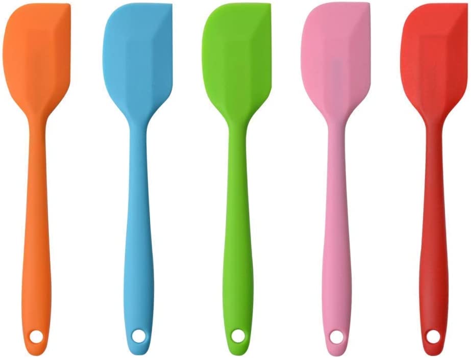 Litzee Silikonspatel, Silikonutensilien, Hitzebeständiges Antihaftmittel, Ungiftig, Bpa-frei, Gebäckbackwerkzeug, 5 Set-set