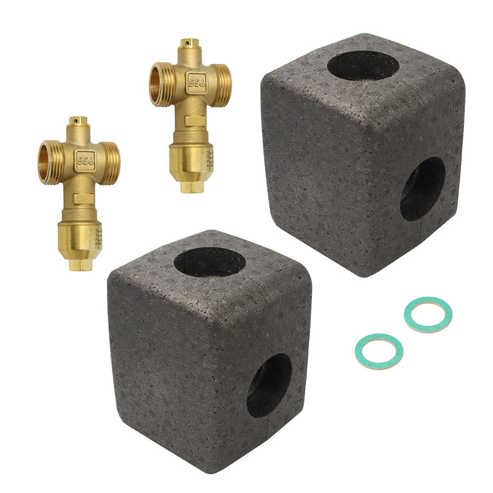 2 X Sicherheitsventil Und Isolierung G 1"/dn25 Lk 556 Set