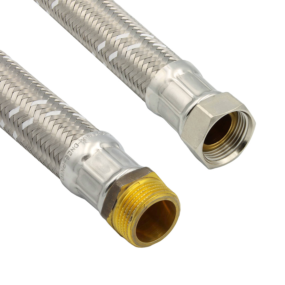 Diffusionsdichter Schlauch 500mm 25 X 33, 1" Mutter X 1" Außengewinde