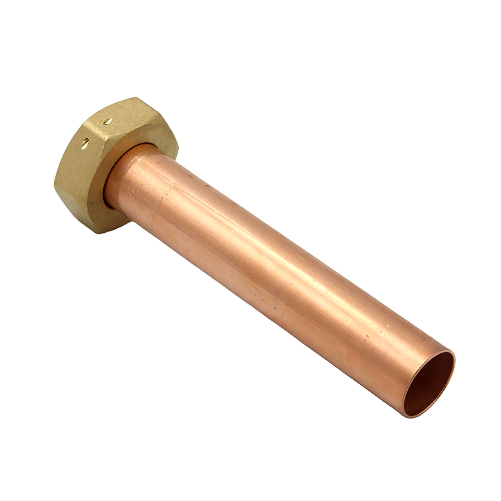 Flanschkupferrohr 22mm Überwurfmutter Rp 25
