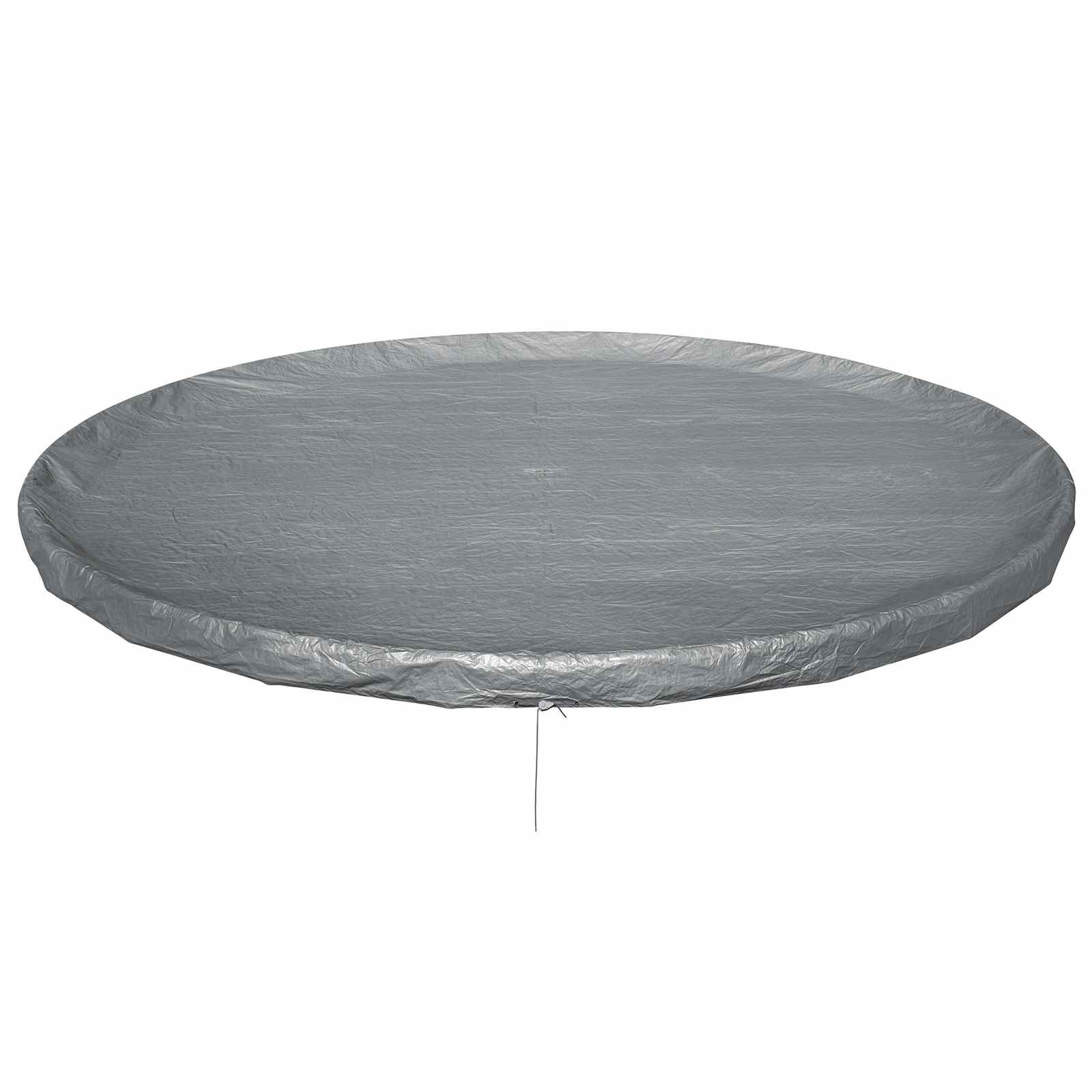 Maison Exclusive - Poolabdeckung Ø6,71 M Rund Polyester Grau