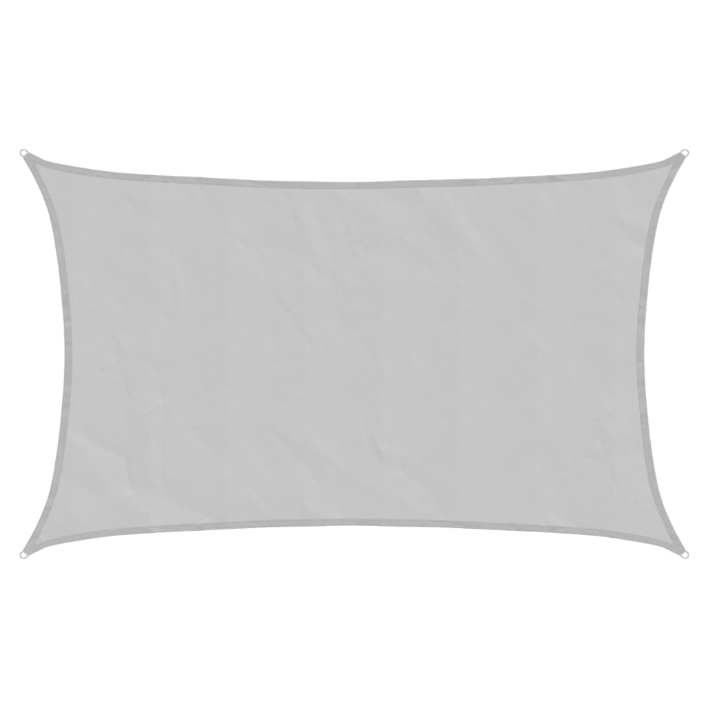 Maison Exclusive - Sonnensegel Hellgrau 8x5 M 100% Polyester Oxfo