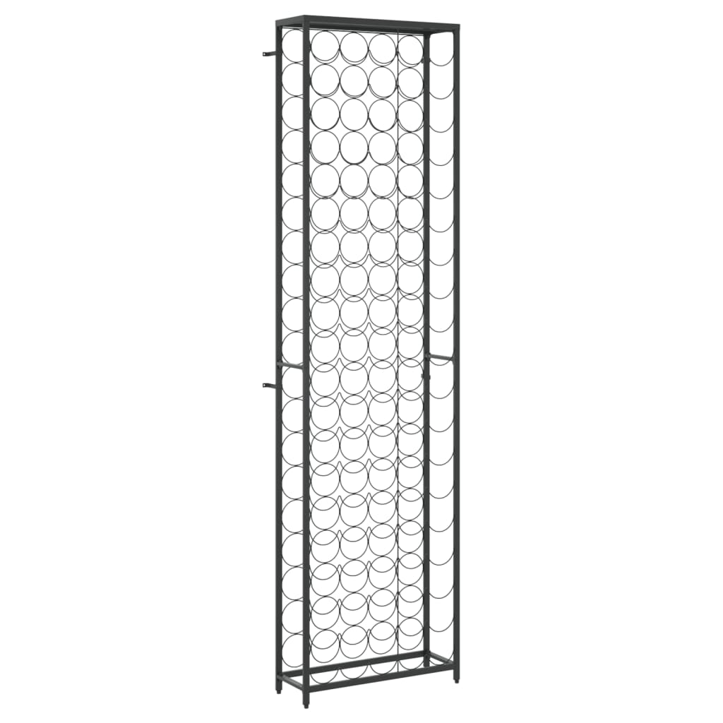Maison Exclusive - Weinregal Für 95 Flaschen Schwarz 54x18x200 Cm