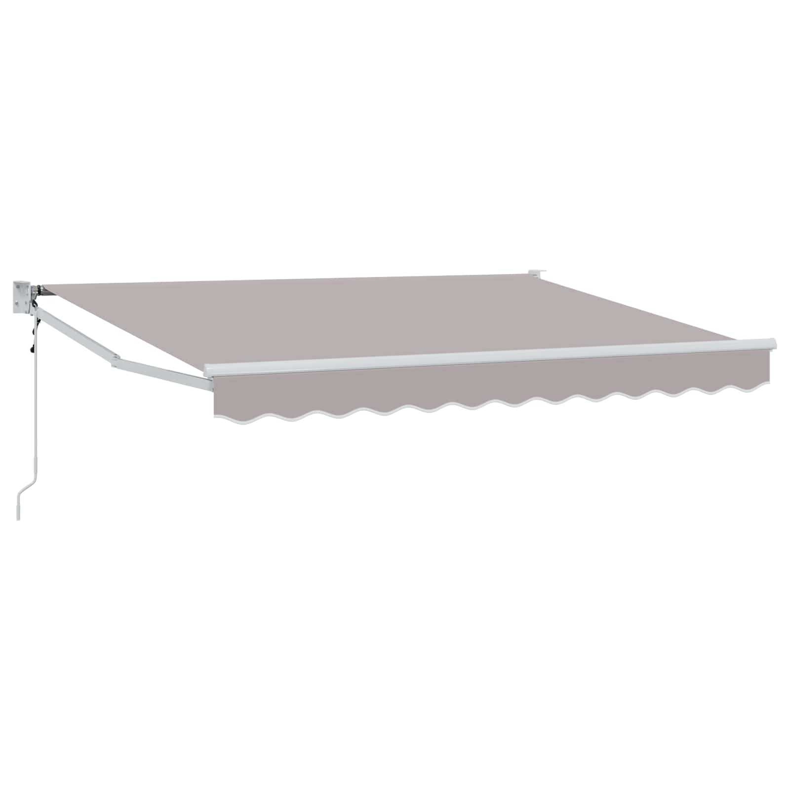 Maison Exclusive - Ausziehbare Markise Hellgrau 2,5 X 2 M Polyest