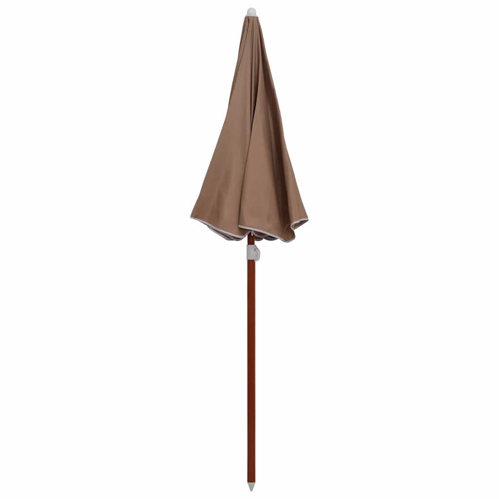 Maison Exclusive - Sonnenschirm Mit Stahl-mast 180 Cm Taupe
