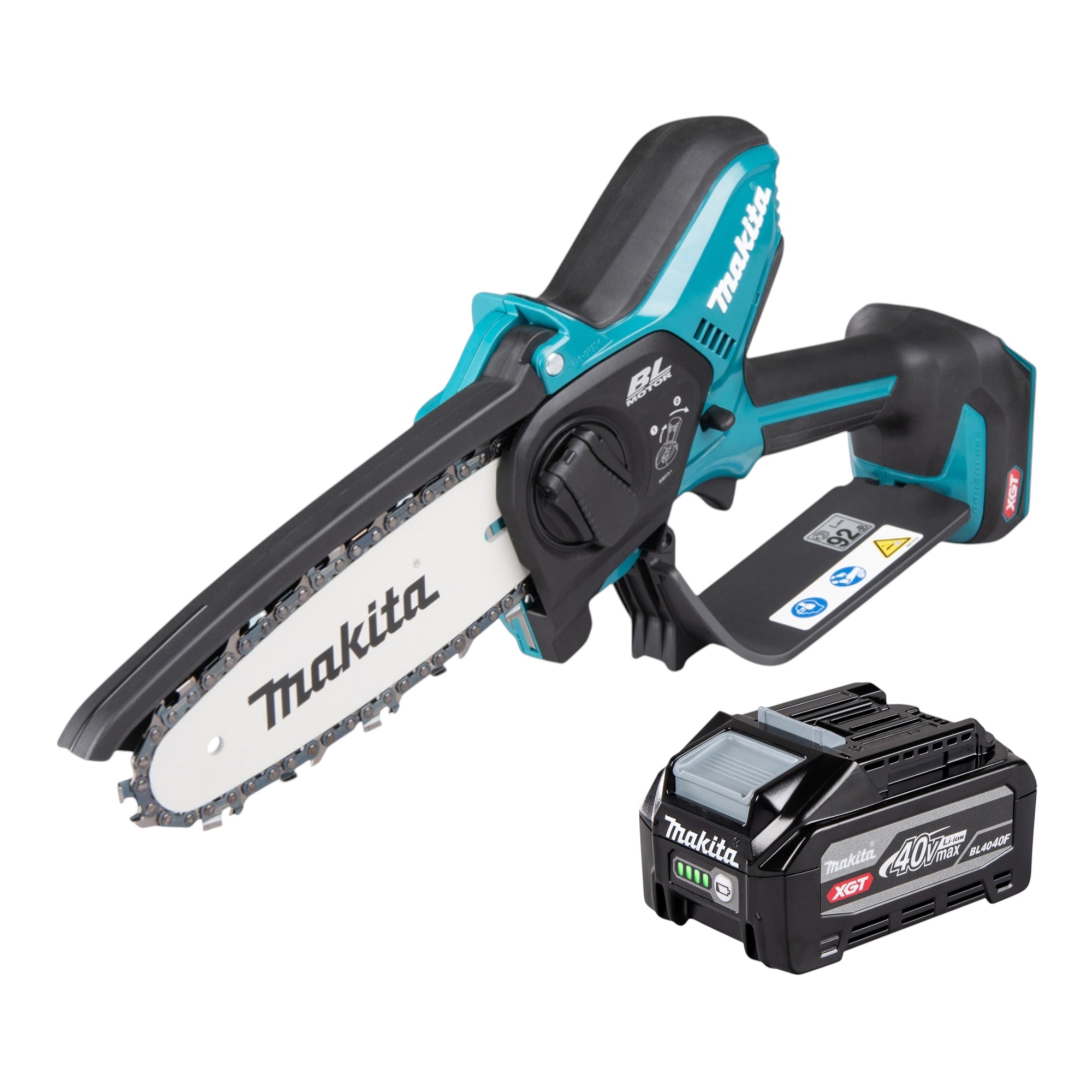 Makita Uc 029 Gu1 Akku Astsäge 40 V Max. 15 Cm Brushless + 1x Akku 4,0 Ah - Ohne Ladegerät