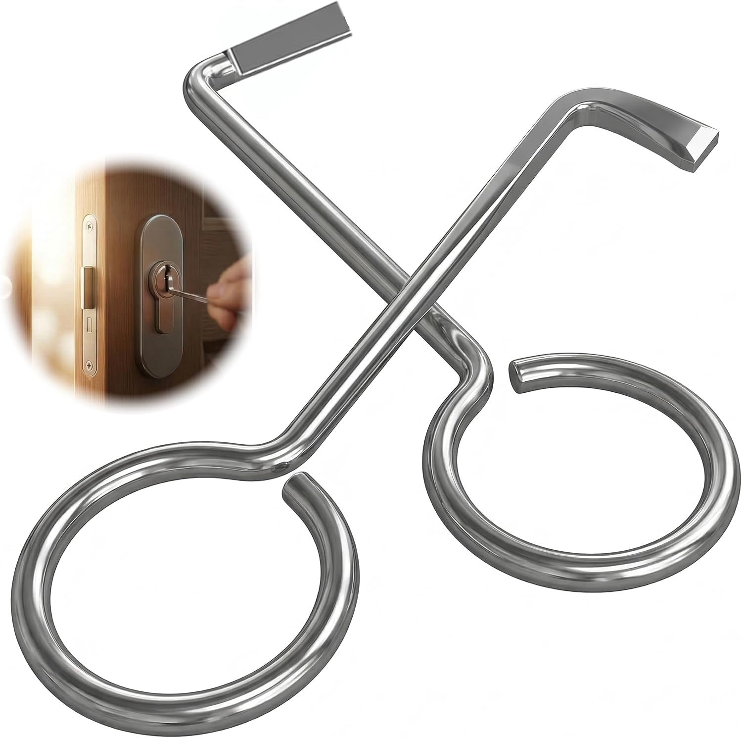 4-teiliges Set Professioneller Universal-schlossschlüssel, Generalschlüssel, Universalschlüssel Für Innentüren, Türöffner Für Schlafzimmerschlösser Und Schlüsselhalter, Universalschlüssel Für Schlösse