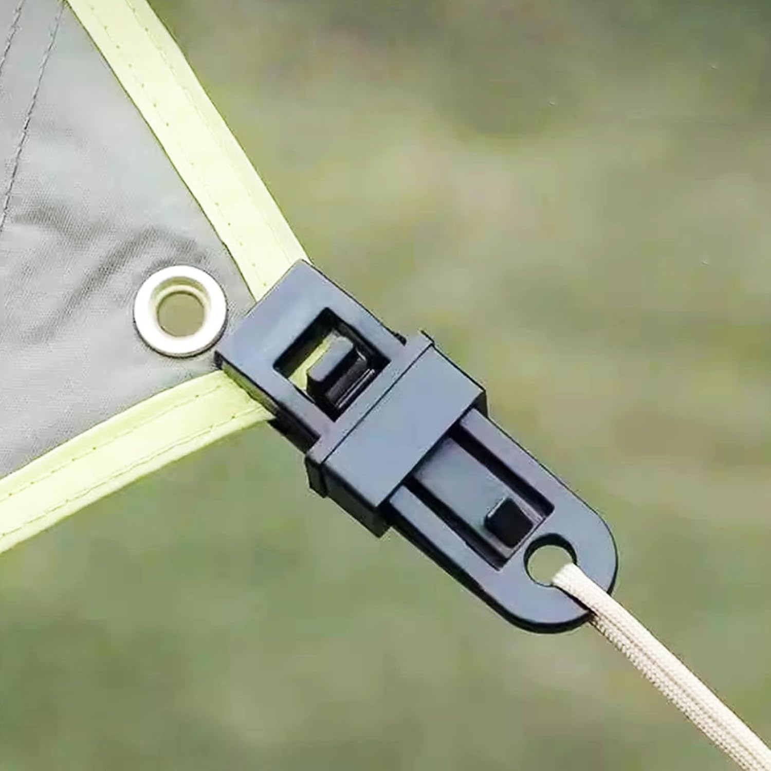 Packung Mit 20 Planenclips – Mehrzweckclips Aus Schwarzem Kunststoff Für Zelte, Planen, Campingmarkisen Und Schutzhüllen.