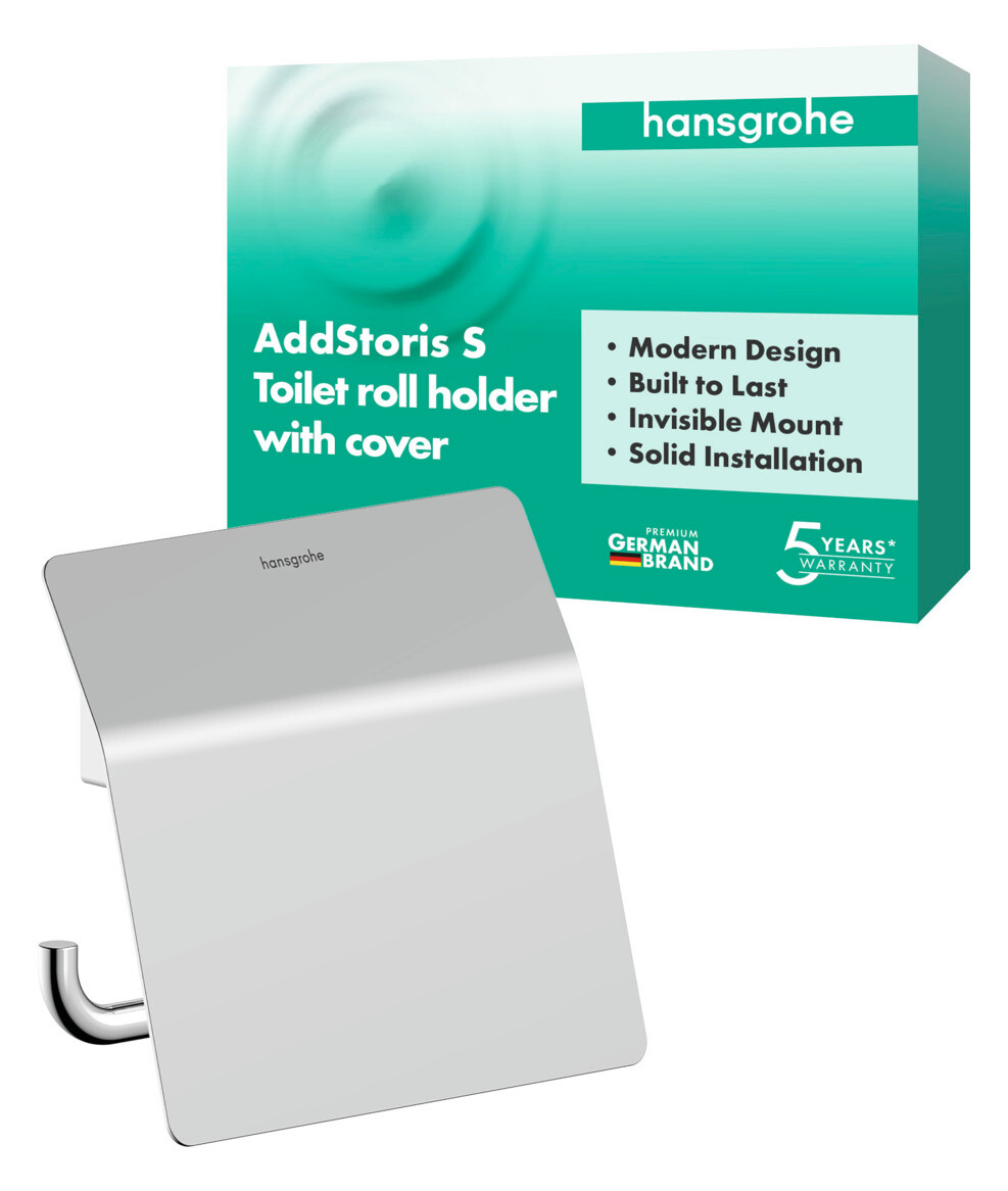 Hansgrohe Addstoris S Papierrollenhalter Mit Deckel, 41783000