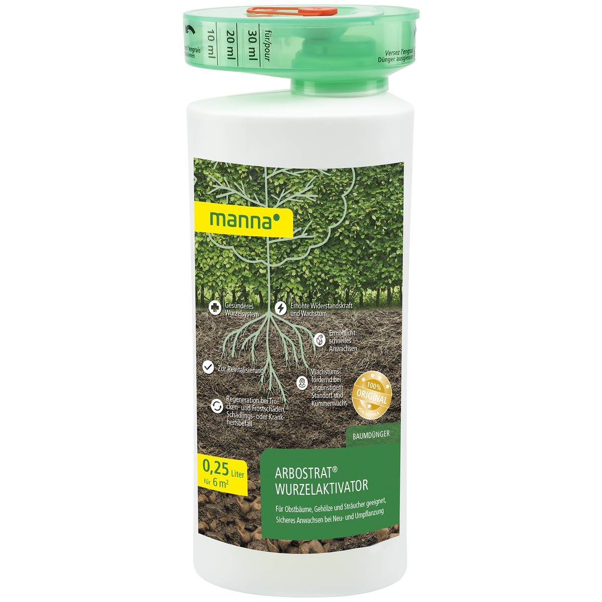 Manna Arbostrat Wurzelaktivator Für Ca. 5 M² - 250 Ml