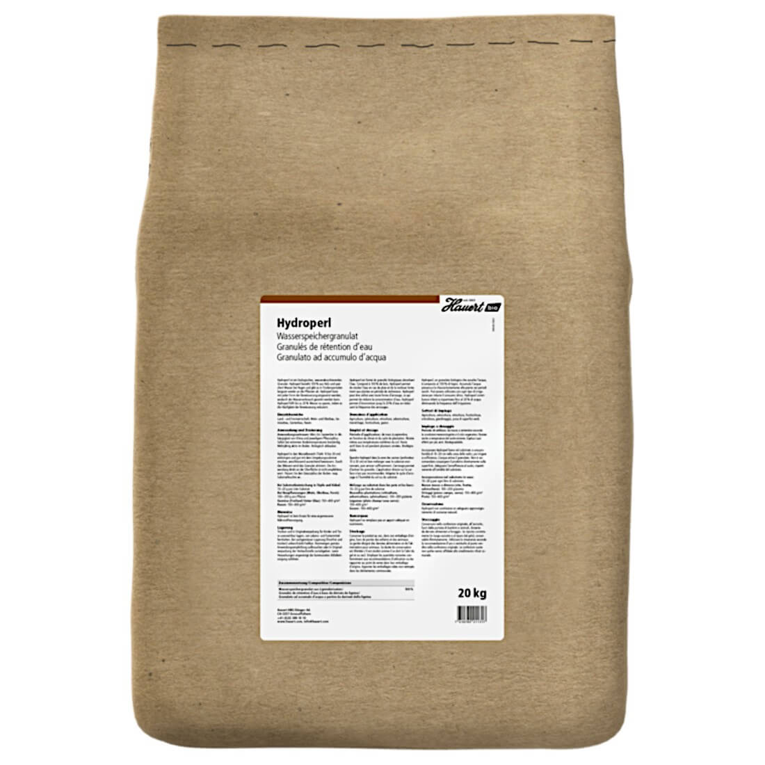 Hauert Bio Hydroperl Wasserspeichergranulat 20 Kg Bodenhilfsstoff