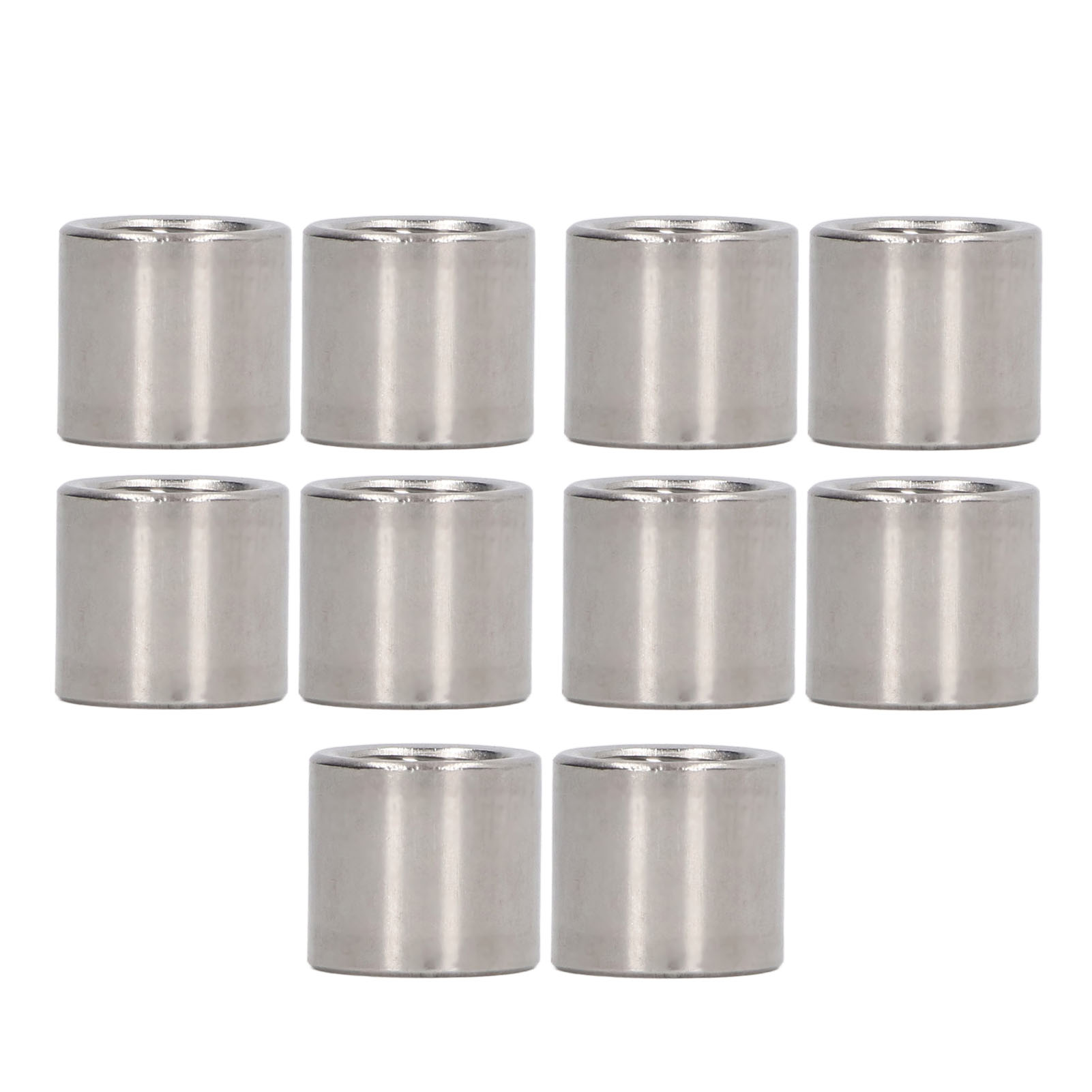 10 Stück Runde Verbindungsmuttern M10x1,5 14 L13mm Gewindehülsenstange 304 Edelstahl Kupplungsmuttern