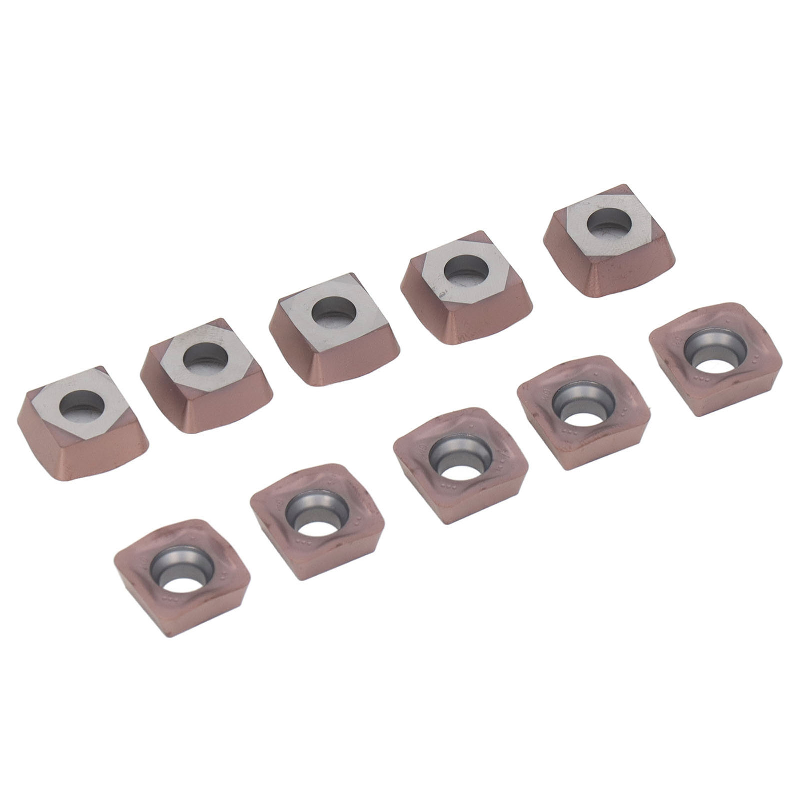 10 Stück Beschichtete Hartmetall-wendeschneidplatten, Indexierbare Cnc-fräseinsätze, Drehmaschinen-schneidwerkzeug, Clip-typ