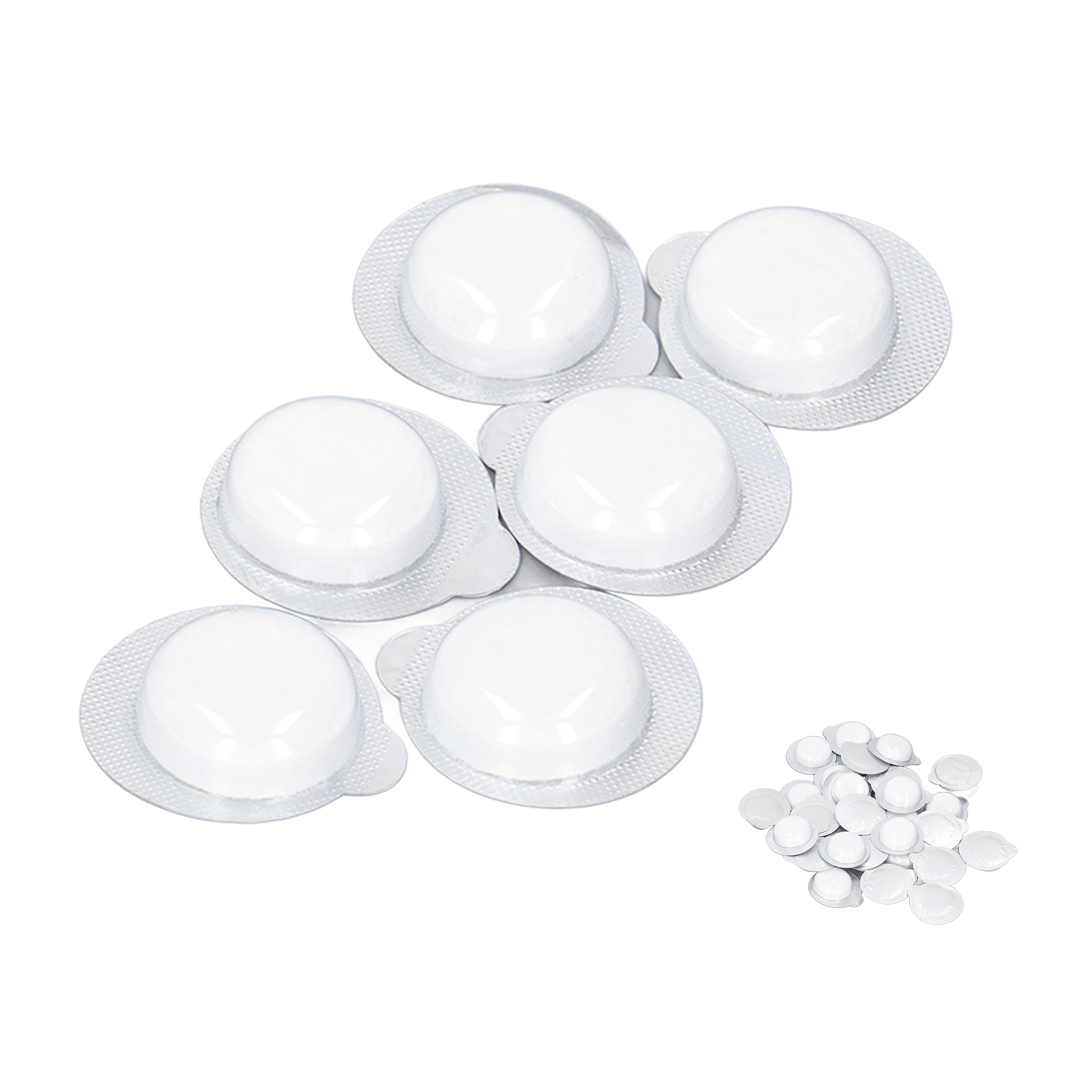 100 Reinigungstabletten, Starke Reinigungskraft, Konzentrierte Mini-brausetabletten Für Autoglasscheiben, Weiß