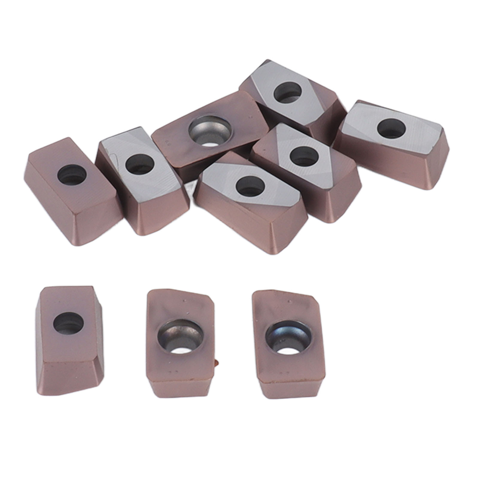 10 Stück Wendeschneidplatten Aus Hartmetall Für Cnc-drehmaschinen, Schlichteinsätze Mit Beschichtung (apmt1135pder-mo2)