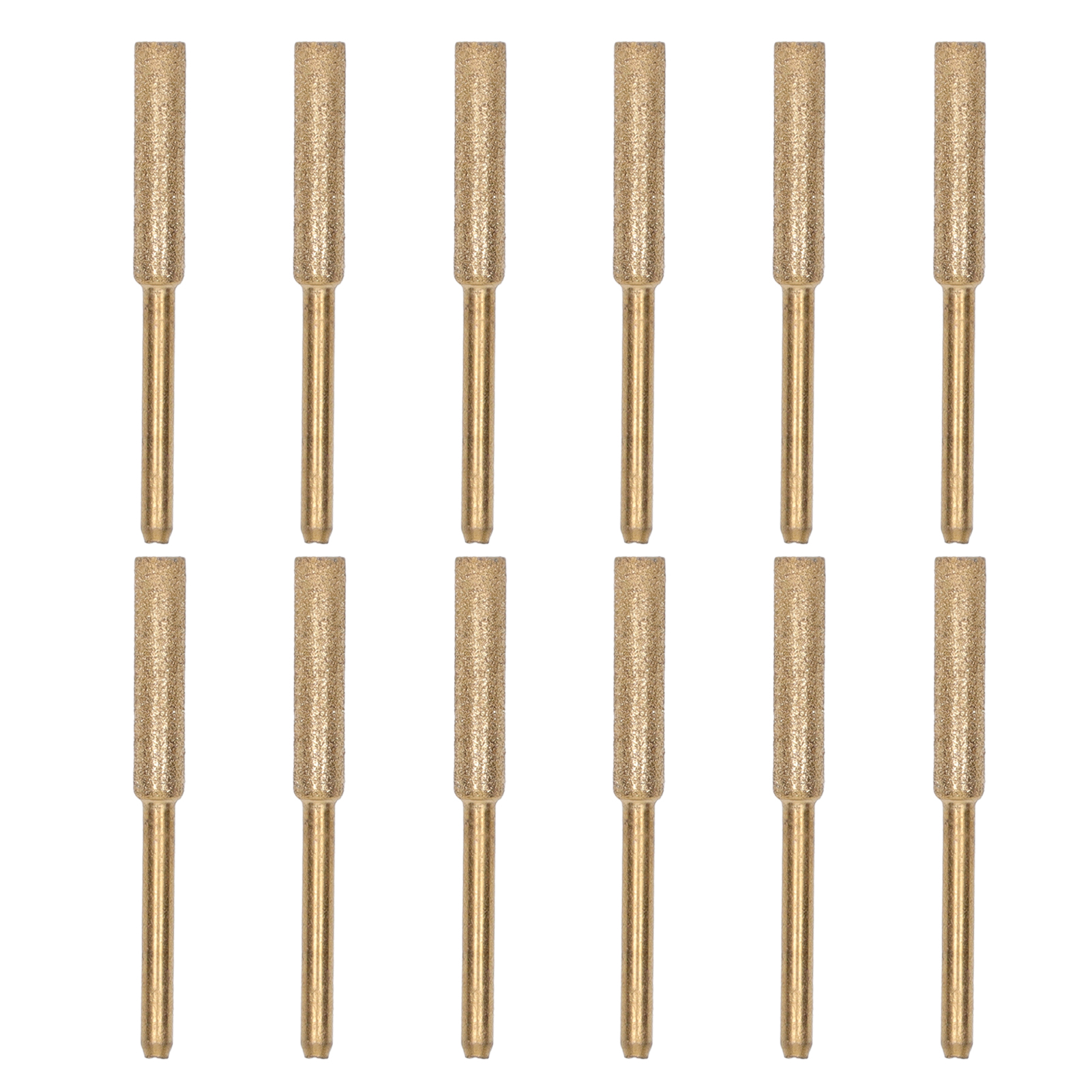 12 Stück Schleifköpfe, 3 Mm Schaft, 4,8 Mm Kettensägen-schärfdorn, Verschleißfest, Schleifstein