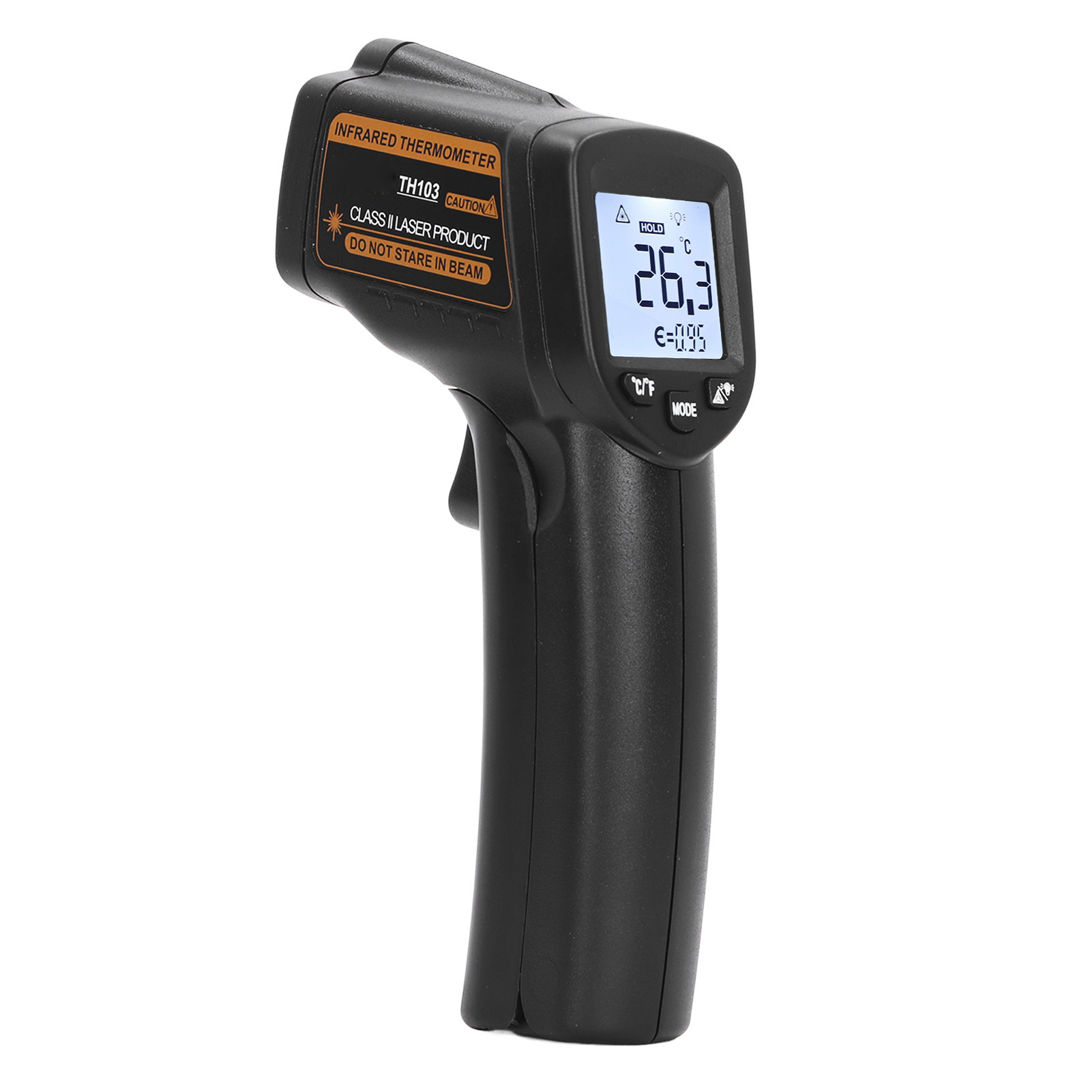 Infrarot-thermometer Zum Kochen, Berührungsloses Lebensmittelthermometer, Digitales Lcd-display Mit Hintergrundbeleuchtung –20 Bis 380 °c (–4 Bis 716 °f)