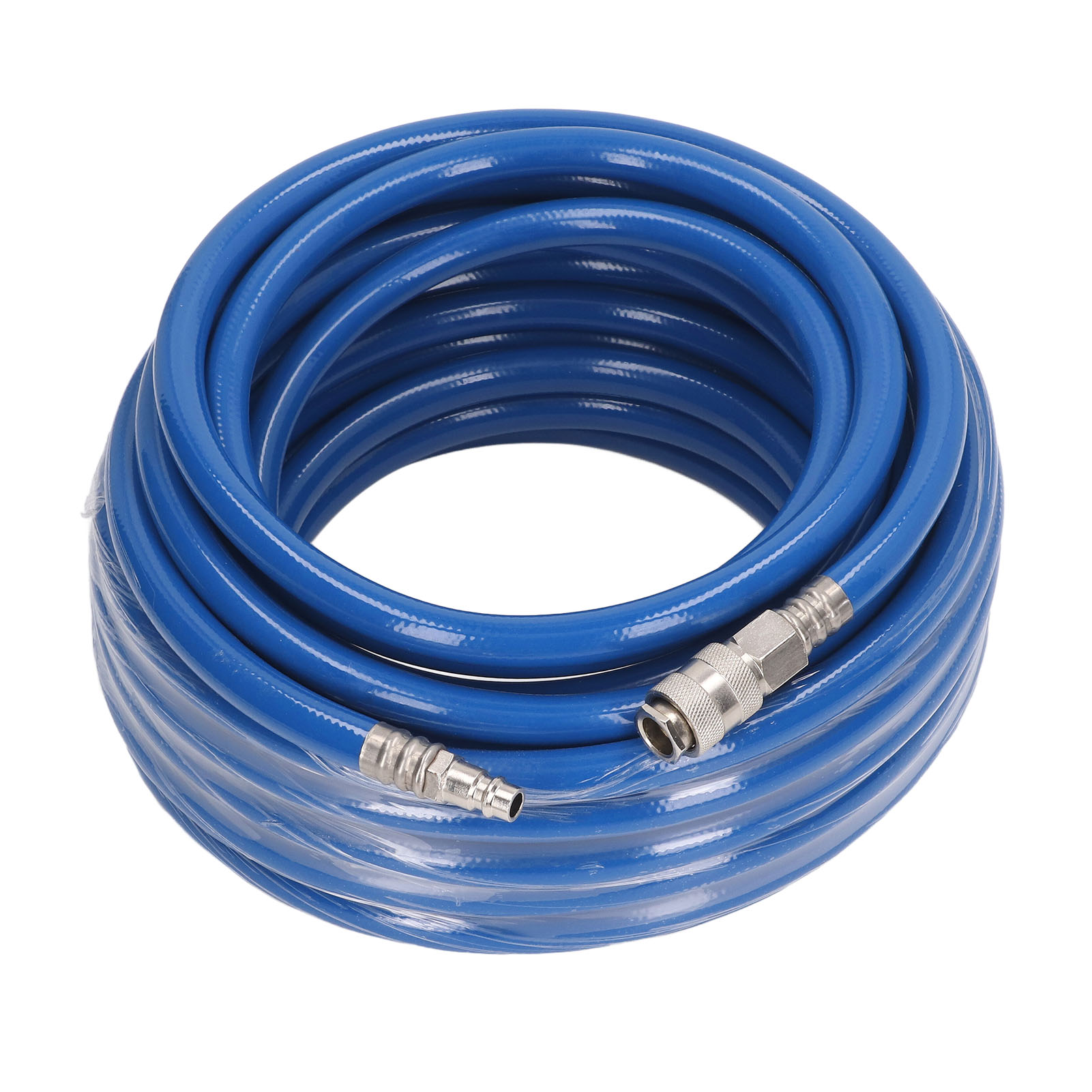 15 M (49,21 Ft) Langer, Flexibler Und Leichter Pvc-hochdruckluftschlauch Mit 1/4-zoll-npt-schnellanschluss