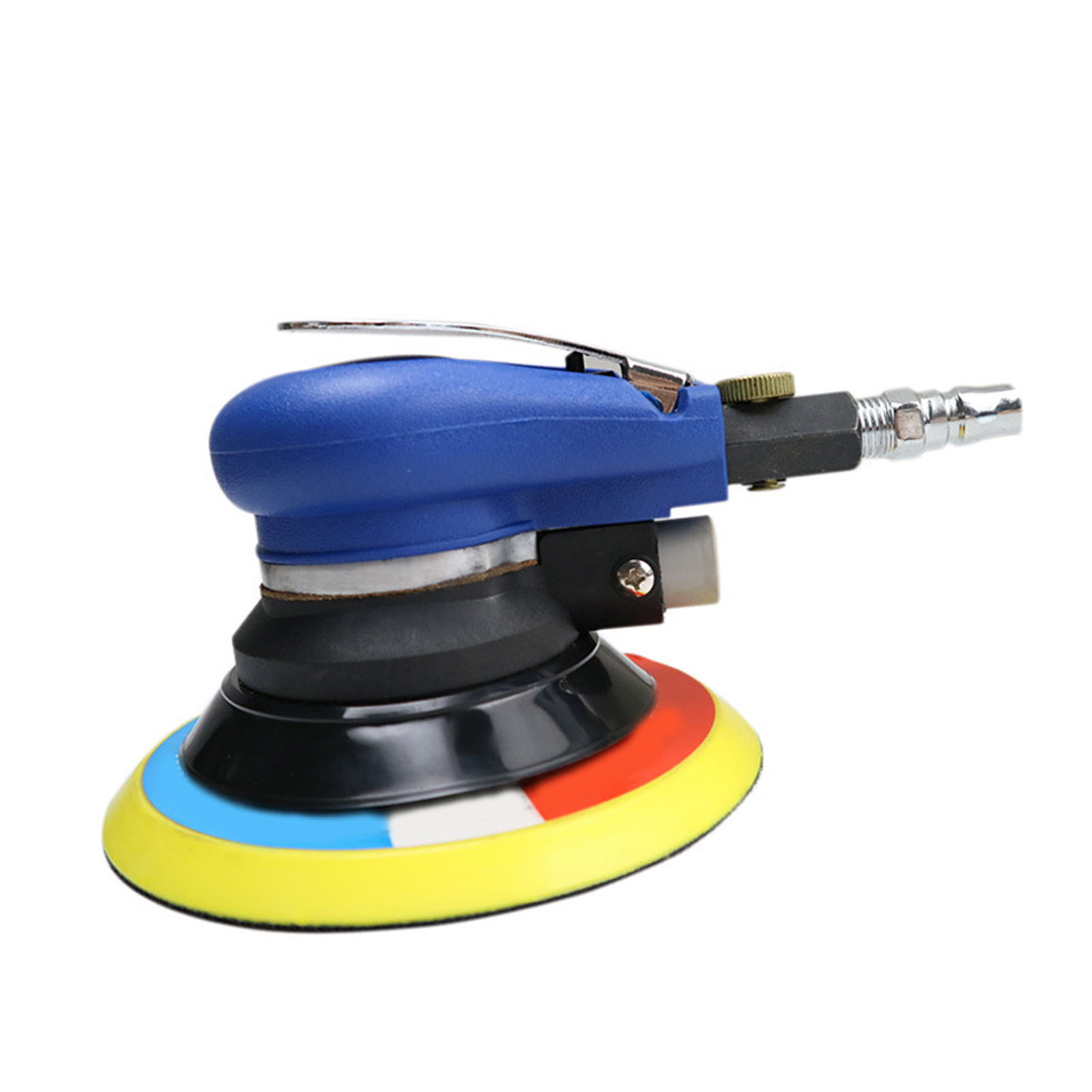 Druckluftschleifer 1500 U/min, Leichtes, Ergonomisches Design, Stahlrotor, 6-zoll-druckluftschleifmaschine Mit Schleifpapier