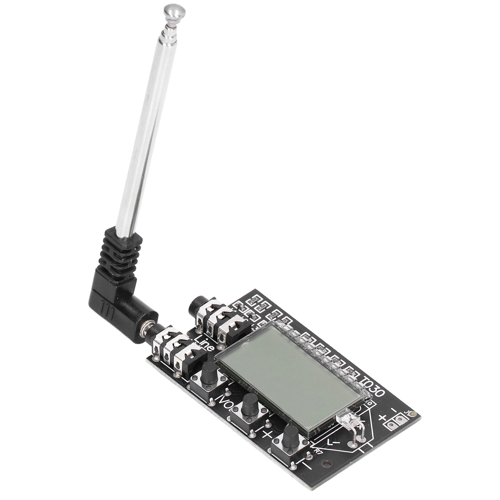 Fm-senderplatine Mit Digitalem Lcd-display, 2 Kanäle, 76 Mhz–108 Mhz, Stereo-audiomodul, 3,6 V–15 V